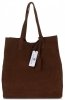 Kožené kabelka shopper bag Vittoria Gotti hnědá V205454